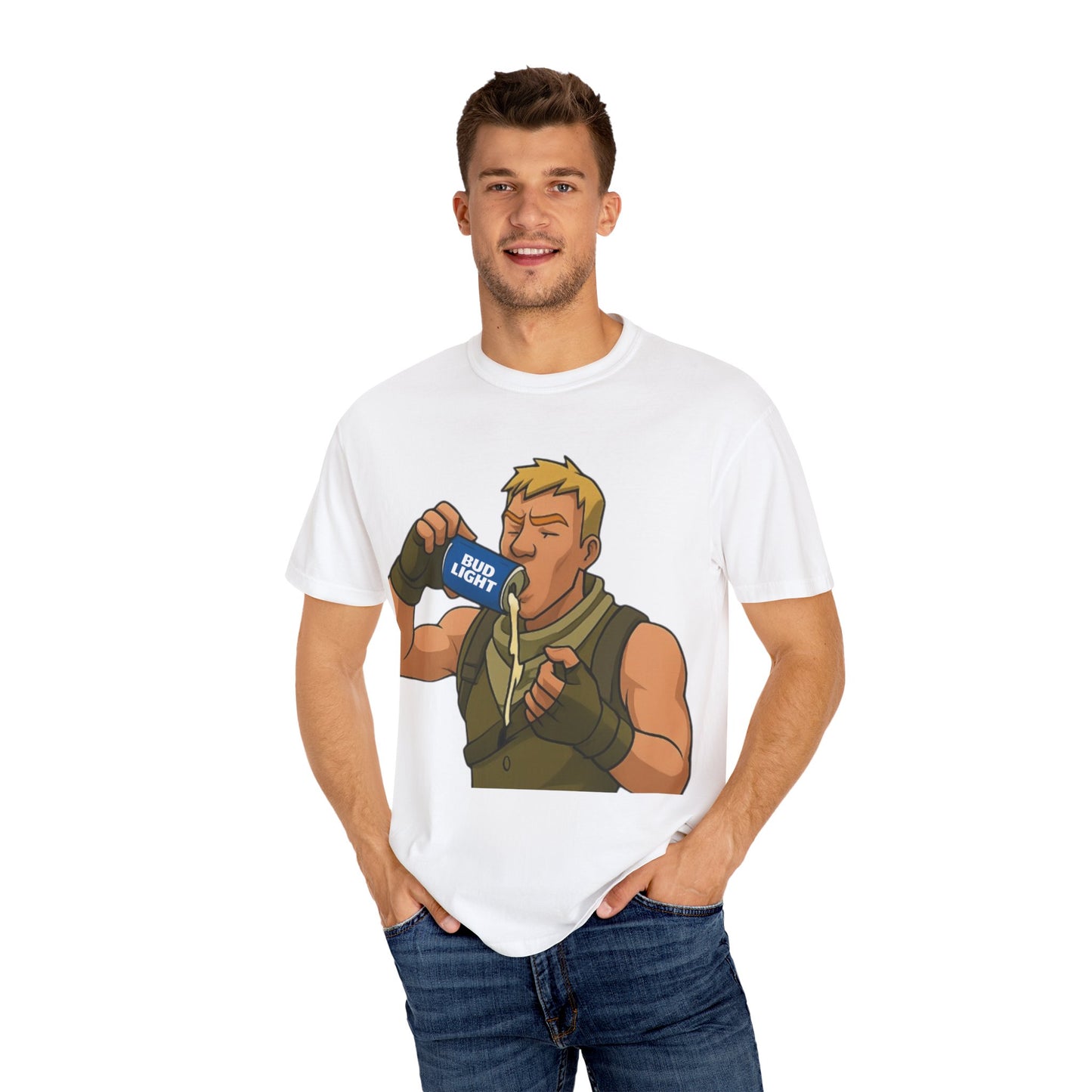 Casual Fortnite Drinking Graphic T-Shirt - Perfect for Party Lovers