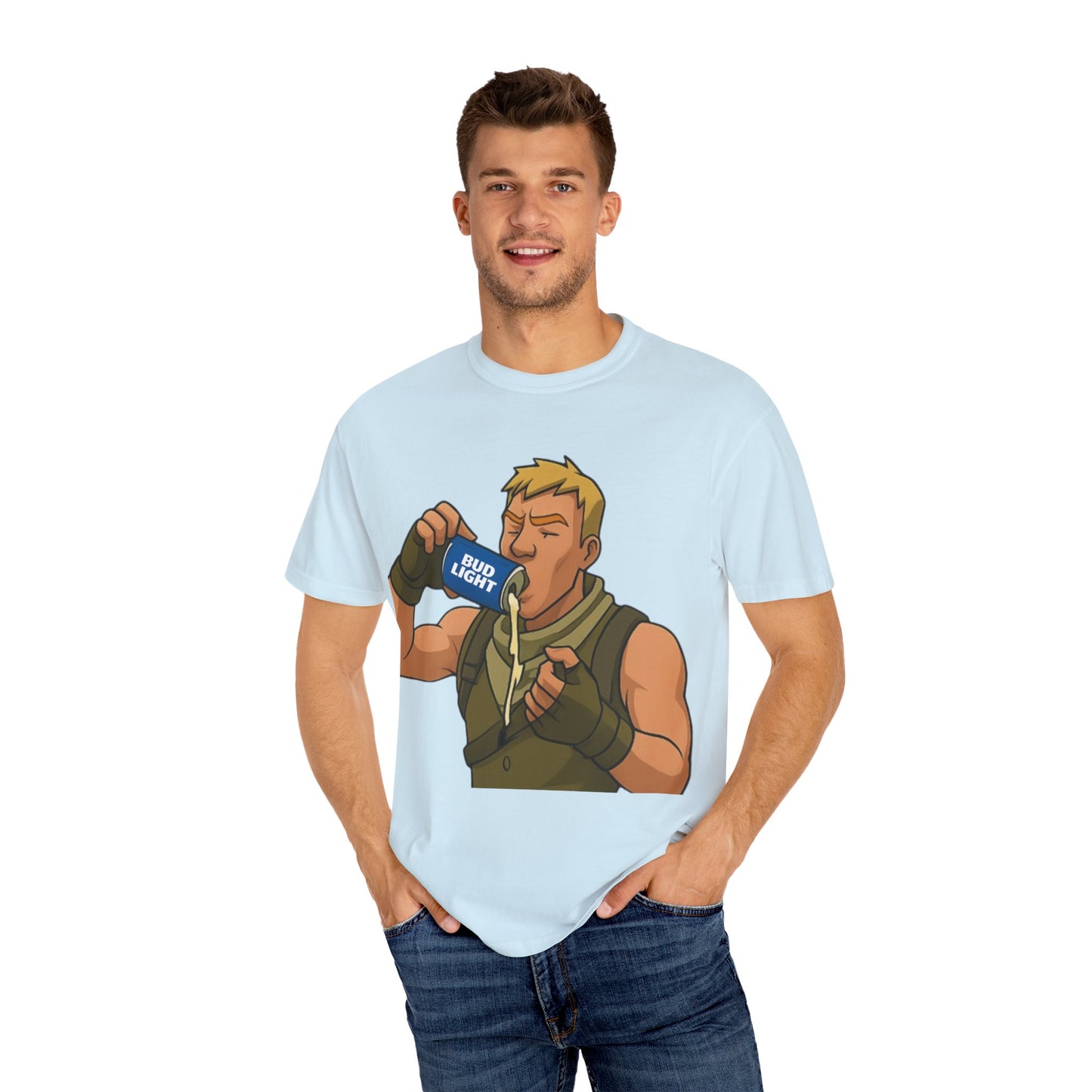 Casual Fortnite Drinking Graphic T-Shirt - Perfect for Party Lovers