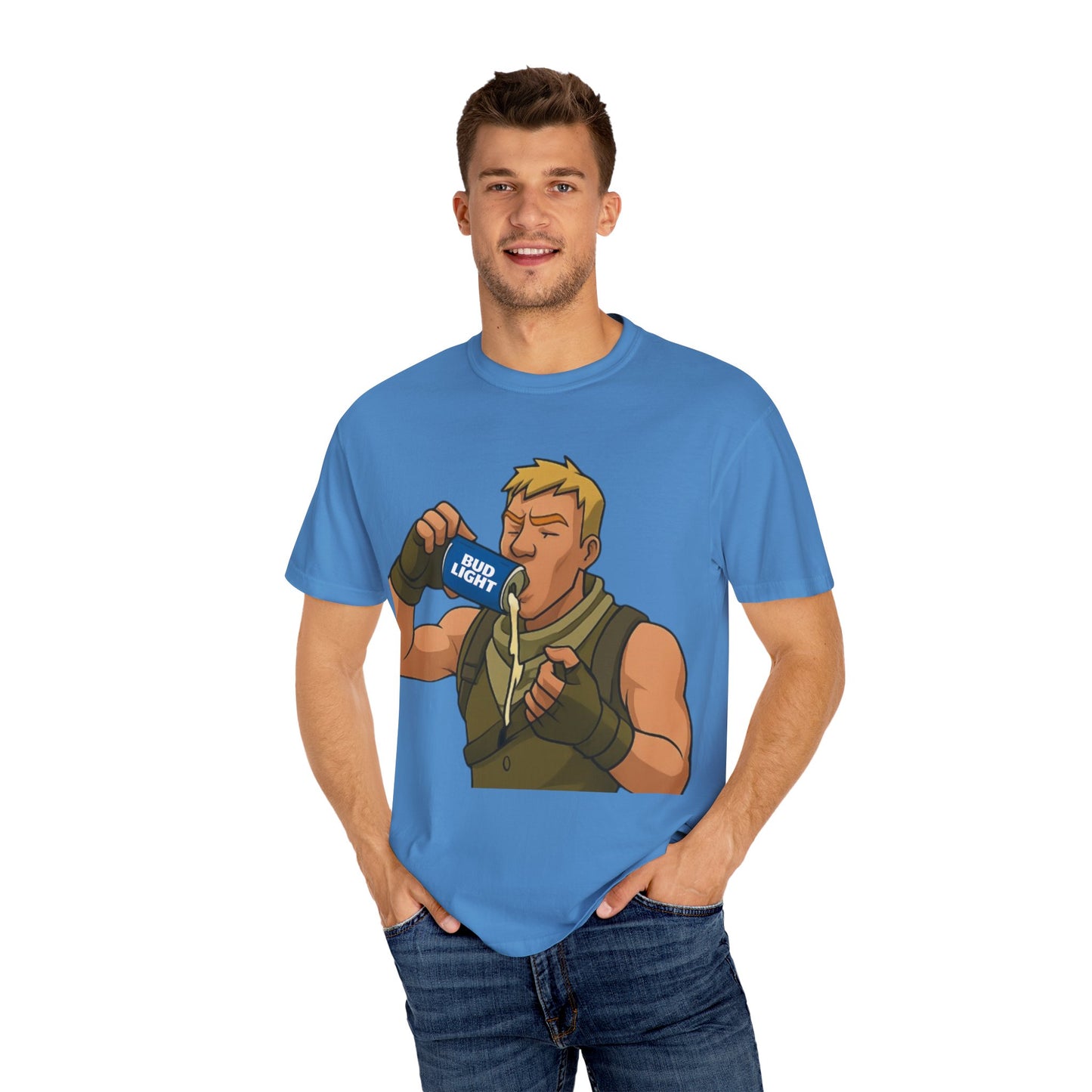 Casual Fortnite Drinking Graphic T-Shirt - Perfect for Party Lovers
